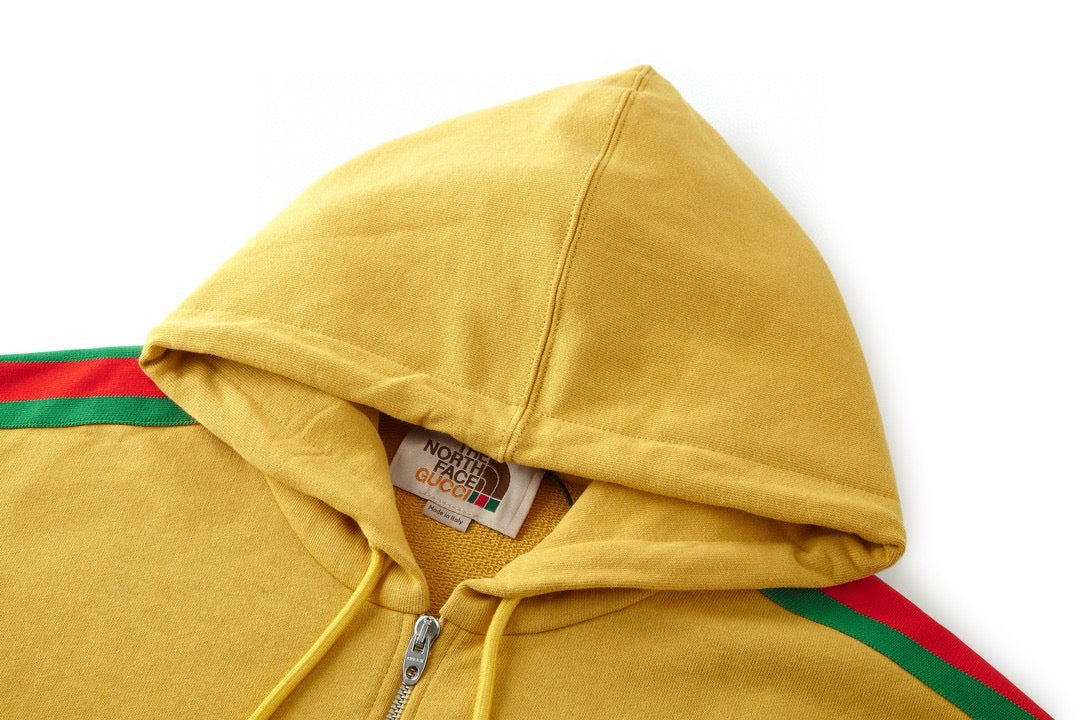 Web zip hooded sweatshirt