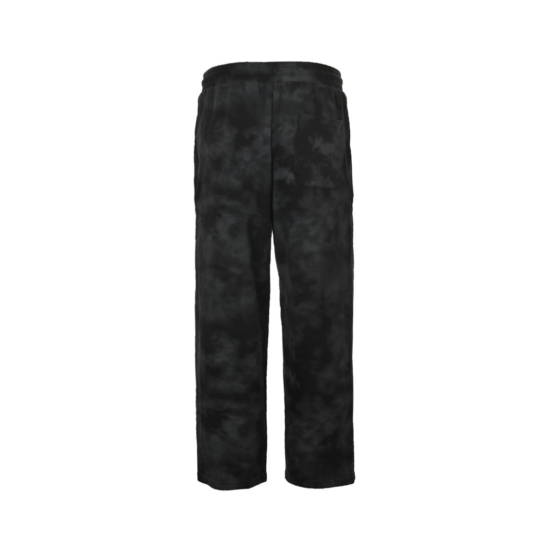 Embroidered cola mud-dyed washed trousers