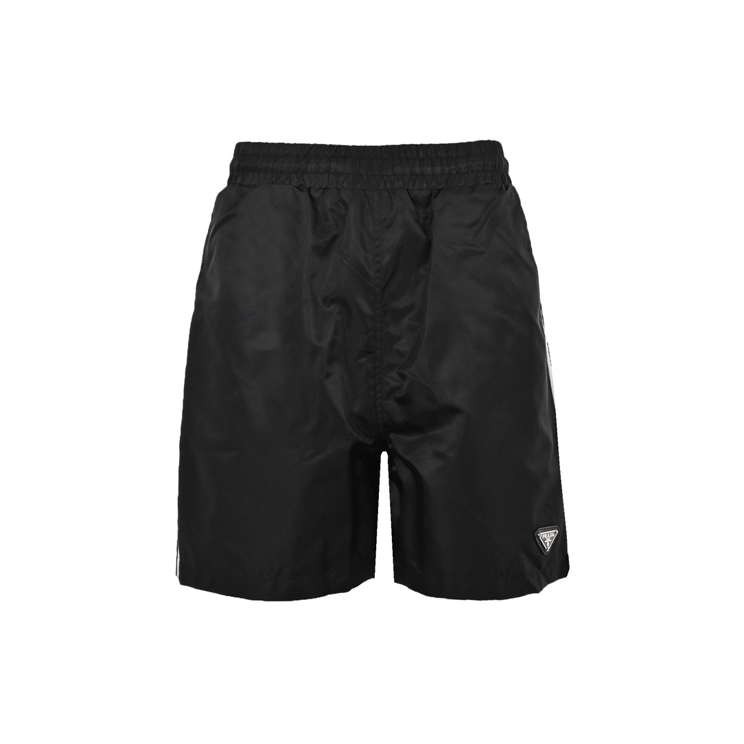 Triangle Label Triple Bar Shorts