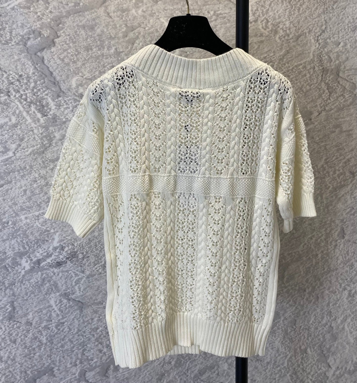 New summer knitted short sleeves