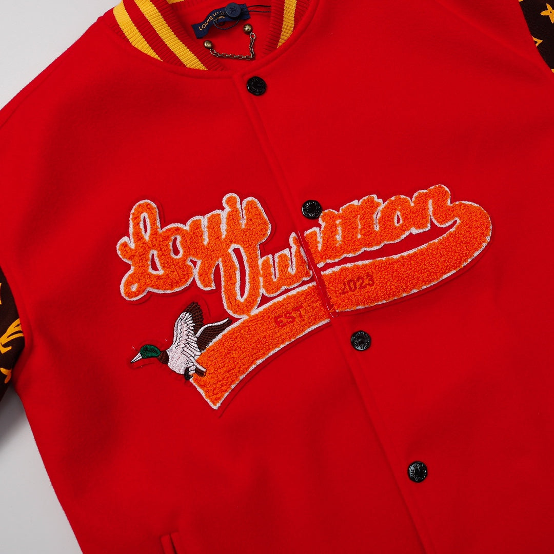 L's The 2023 Style Features A Wild Goose Red Logo Jacket