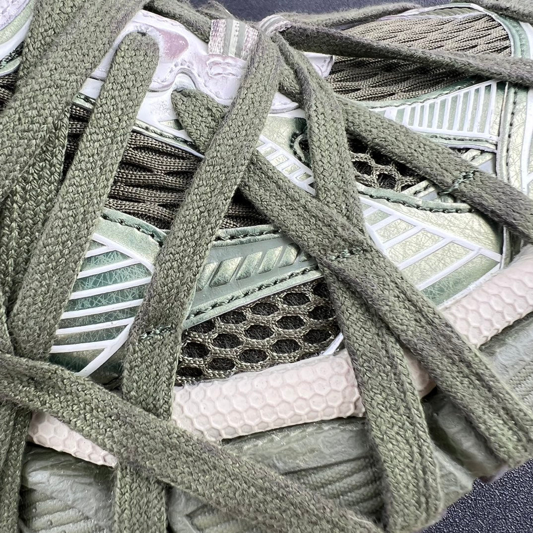 B's Green Shoe Rope Wrapping Shoes