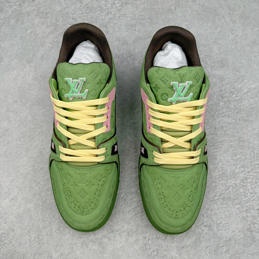 L's All Green Figure Sneakers