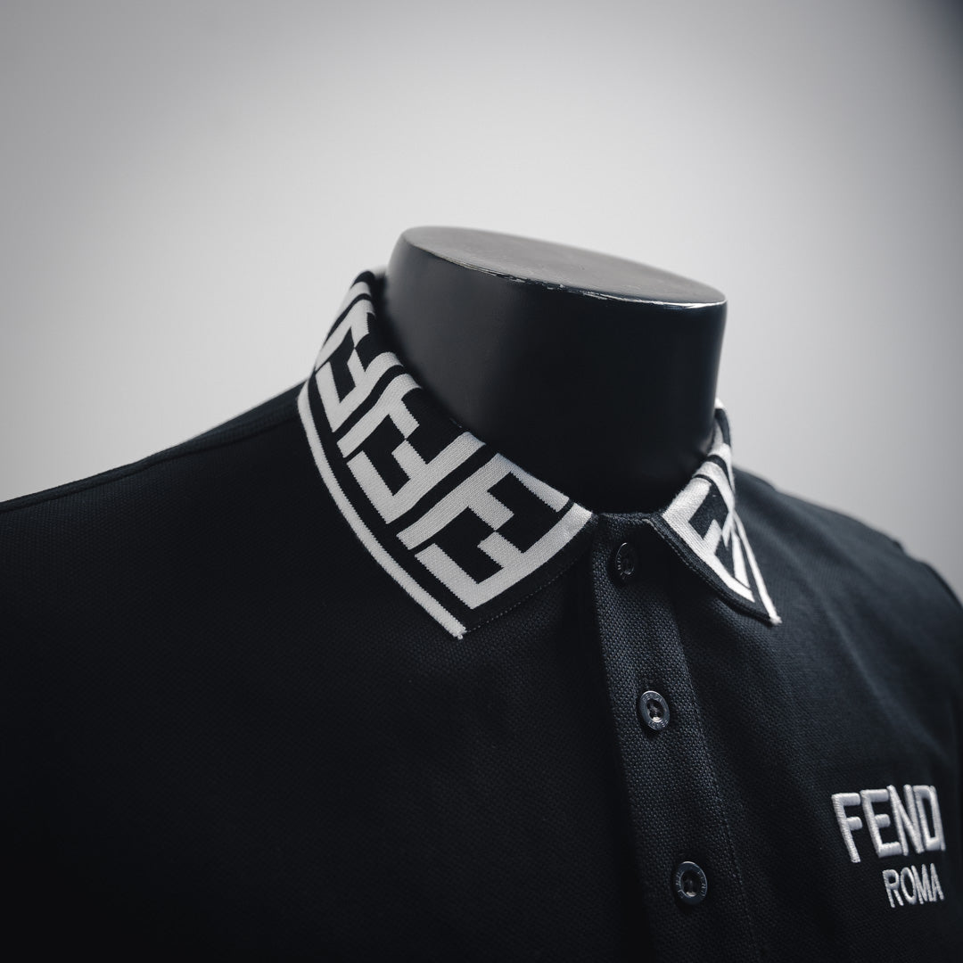 Fend 25ss embroidered polo