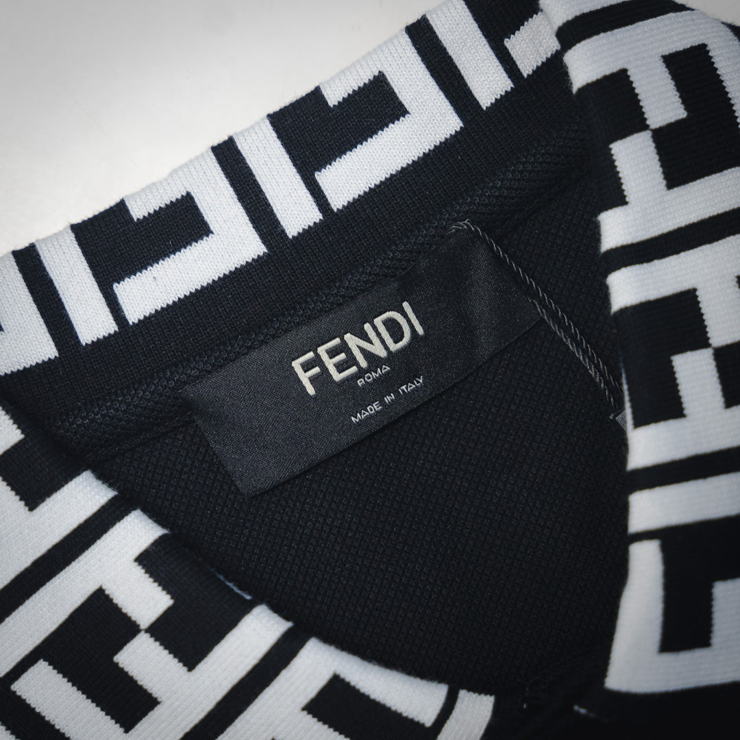 Fend 25ss embroidered polo