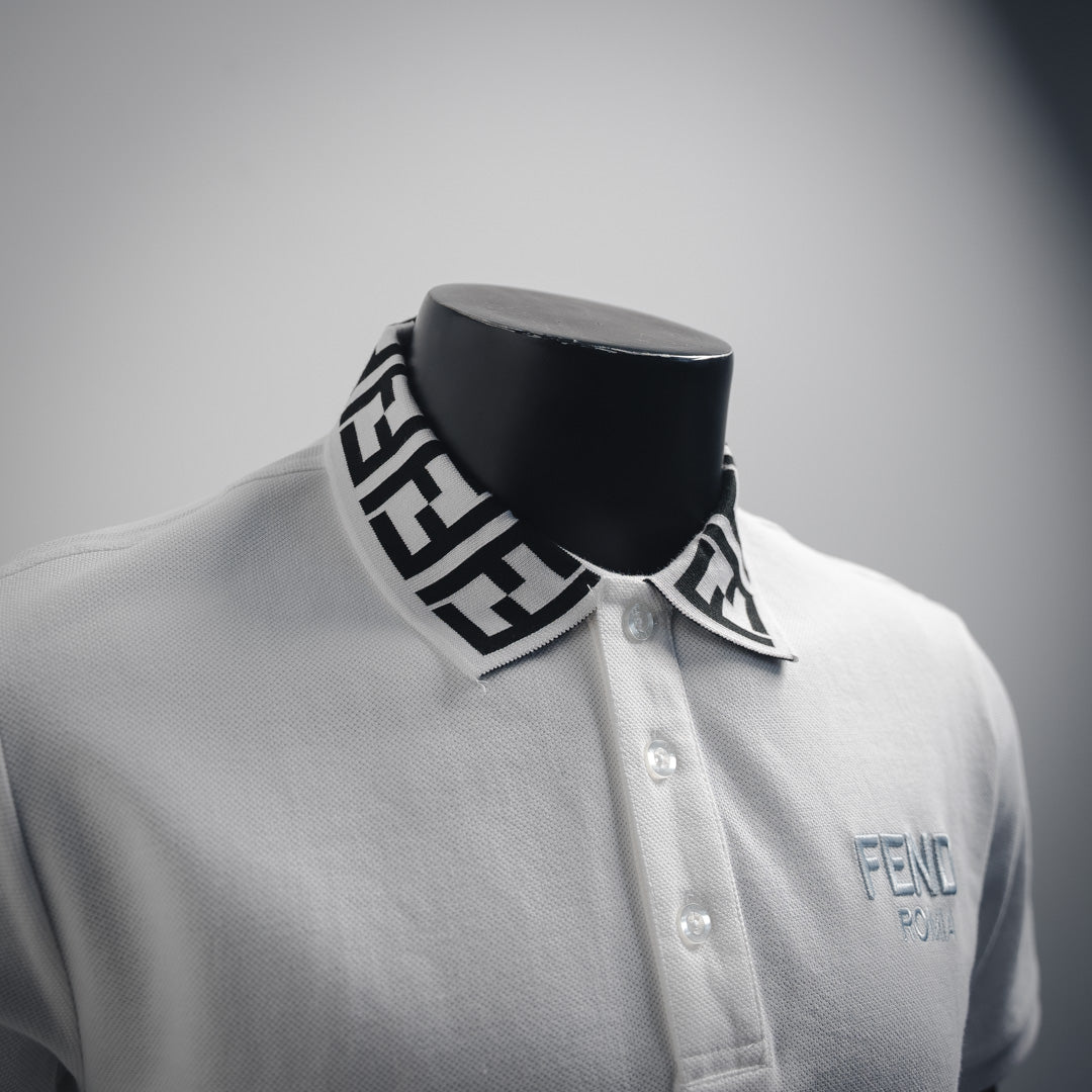 Fend 25ss embroidered polo